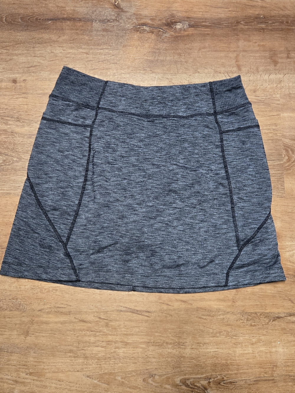 Athleta Heather Charcoal Gray Athletic Skort Medium